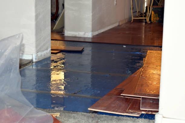 Professional Sewage Cleanup technician working in Marlton, NJ